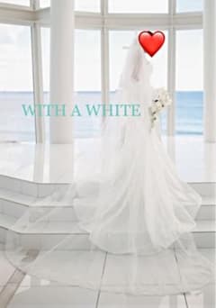 WITH A WHITE ロングベール(レース)のサムネイル