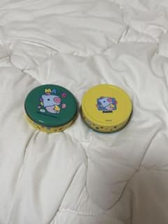 BT21 MANG Round Tin Case (Set of 2)