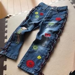 デニムパンツ ベティブープ キッズデニム レースアップのサムネイル
