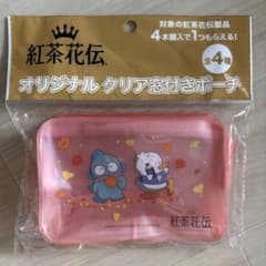 홍차 하나덴 오리지널 클리어 창문 파우치 나쁜 바츠 마루 · 포차코