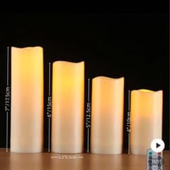 LEDキャンドル4点セット リモコン付きのサムネイル
