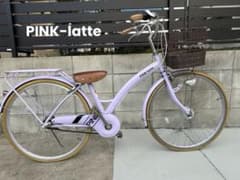 PINK-latte 26インチ　子供用自転車のサムネイル