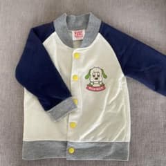 【90】わんわんプリントラグランカーディガンのサムネイル