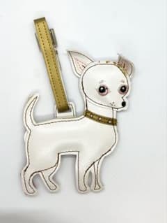 ✨再再値下げ✨ fluff チワワ ラゲッジタグ ネームタグのサムネイル