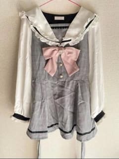 セーラー襟 セットアップ チェック柄 LIZLISA リズリサのサムネイル