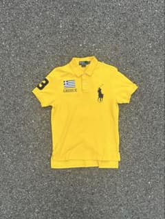 美品】polo ralph laurenデカポニー swag チーフキーフ 黄 - メルカリ