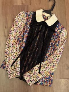 GUCCI/グッチ/花柄レース/フリル/長袖ブラウス/シャツ36/2017 GUCCI/グッチ/花柄レース/フリル/長袖ブラウス/シャツ36/2017 - メルカリ