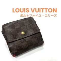 ポルトフォイユ・エリーズ　ダミエ　エヌベ　ノベルティ ☆訳アリ☆正規品 ルイヴィトン ダミエ ポルトフォイユエリーズ 折り