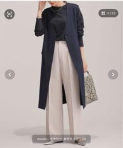 ナノユニバース　　ロングジレ　　値下げしました！のサムネイル