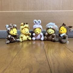 着ぐるみプーさんのキーホルダー　5個セットのサムネイル