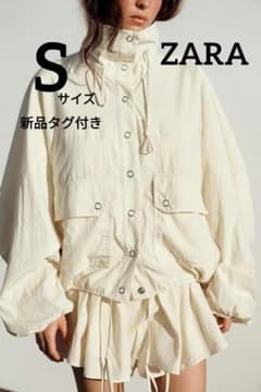 【即日発送OK】ZARA ナイロンポケットジャケット　Sサイズ ZARA ナイロンポケットジャケット｜Yahoo!フリマ（旧PayPayフリマ）