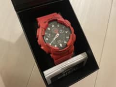 G-SHOCK GA-100B-4AJF レッド 赤のサムネイル