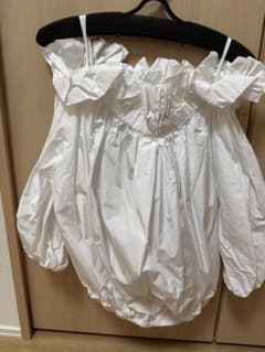 cygne オフショルダー ブラウス ホワイトのサムネイル