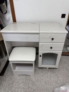 lk11234様専用ドレッサー 鏡台 ホワイト木目調 - メルカリ