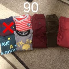 男の子90  6枚まとめ売りのサムネイル