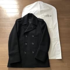 【良品】COACH コーチ ピーコート 黒 ダブル ウール サイズS 良品】COACH コーチ ピーコート 黒 ダブル ウール サイズS - メルカリ