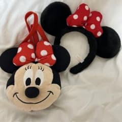 ミニー カチューシャ＆ポシェットショルダーバッグ 2点セット　jkのサムネイル