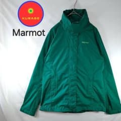 美品】Marmot フルジップ フード収納 マーモット マウンテンパーカー 