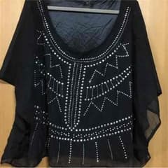 ヒロコ様専用☆キラキラ黒のチュニックのサムネイル