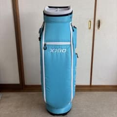 XXIO キャディバッグ 水色 フード付き - メルカリ