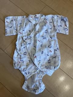 トンボ柄 ベビー甚平 70cm 綿100%のサムネイル
