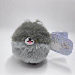 Thumbnail of しっぽぶんぶん　おおかみ　ダークグレー　ぬいぐるみ　マスコット