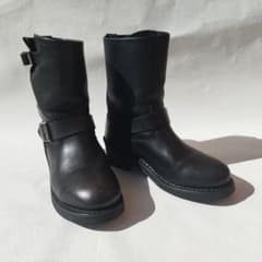 良品】Getta Grip エンジニアブーツ レザー 黒 24.0cm - メルカリ