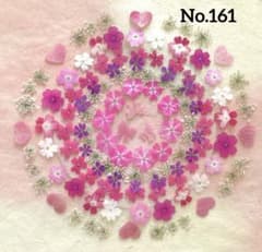 押し花素材　No.161 ピンク系小花のサムネイル