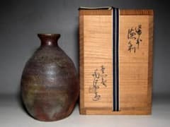 人間国宝 金重陶陽 備前徳利「備前焼中興の祖」栞付き m55 - メルカリ