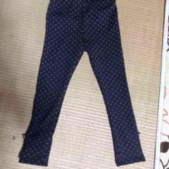 裏起毛 120パンツ ブラックのサムネイル