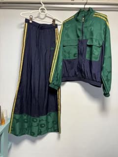 【試着のみ】アディダス×マリメッコ コラボ ジャケット L グリーン m34442728401_1.jpg?1713259127