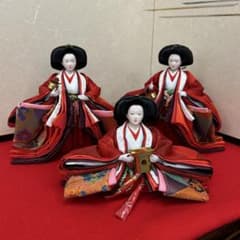 【446】雛人形 ⭐︎極上三人官女⭐︎杉綾文様 446】雛人形 ⭐︎極上三人官女⭐︎杉綾文様 - メルカリ