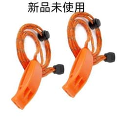 アウトドアホイッスル 緊急用 高音 2個入 7070のサムネイル
