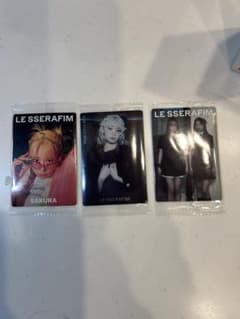 LE SSERAFIM メンバーカードセット　ウエハースのサムネイル