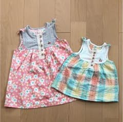 キムラタン☆ ユッピー 夏物チュニックワンピース 姉妹お揃い♫80 110のサムネイル