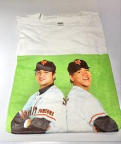 90S 読売ジャイアンツ 松井秀喜高橋由伸 ヴィンテージTシャツLサイズ未開封のサムネイル