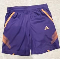 adidas ハーフパンツ 紫/オレンジのサムネイル