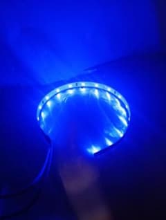 LEDリングライト ブルー発光 車用パーツ