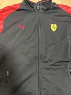 PUMA Ferrari トラックジャケット ブラック レッドのサムネイル