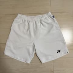 YONEX ヨネックス ハーフパンツ ホワイト ユニ M 美品のサムネイル
