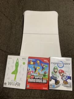 Wii fit バランスボード　ソフト3本のサムネイル