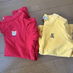 ミキハウス　ホットビスケット　ロンT2枚セットのサムネイル