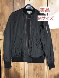 【美品】H &M ボンバージャケット ブラック ブルゾン　アウターのサムネイル