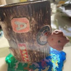 マグカップ　置き物 笠間焼きのサムネイル