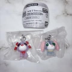 차 강아지 sweets 메지루시 액세서리 캔 코튼 2점
