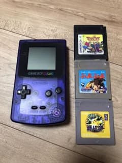 ゲームボーイカラー 本体 ソフト3本 まとめ売りのサムネイル