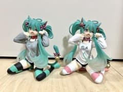 初音ミク DesktopCute フィギュア 猫耳Tシャツ 通常版＆タイクレ限定 