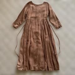 ⚠️色褪せあり　POOL いろいろの服　リネンロングワンピースのサムネイル