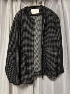 Ballsey ノーカラージャケット チェック柄のサムネイル