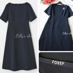 極美品♡フォクシー♡半袖ワンピース　アレキサンドリア 極美品♡フォクシー♡アレキサンドリア ワンピース - メルカリ